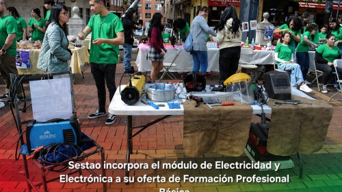 Sestao incorpora el módulo de Electricidad y Electrónica a su oferta de Formación Profesional Básica
