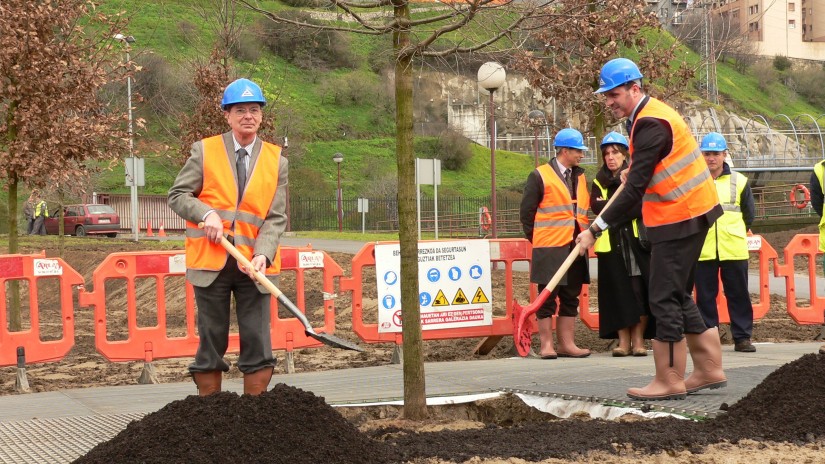 Iniciado el proyecto de mejora paisajística de la depuradora de Galindo