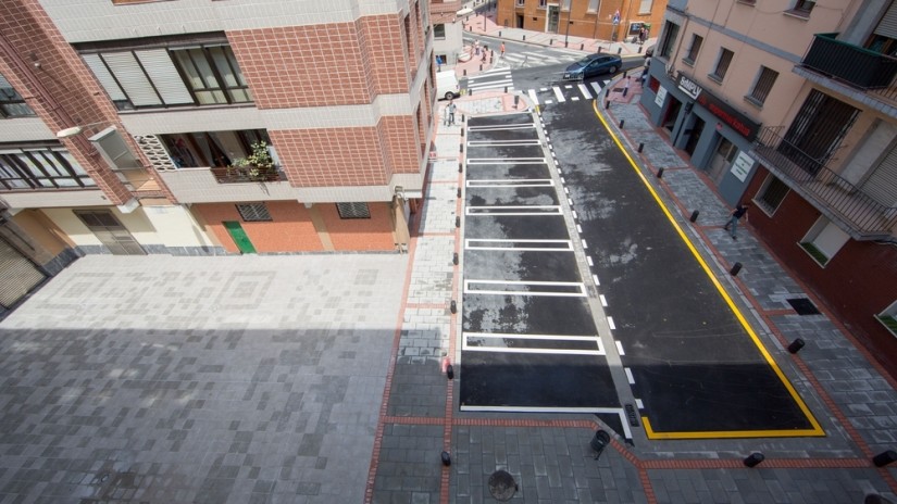 El Ayuntamiento de Sestao concluye la reforma de la calle Ignacio Zuloaga