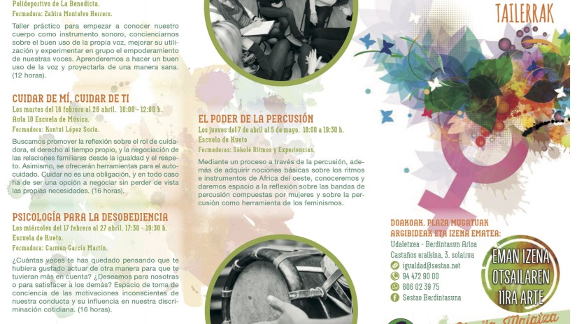 El Ayuntamiento de Sestao programa cuatro nuevos talleres de empoderamiento para mujeres