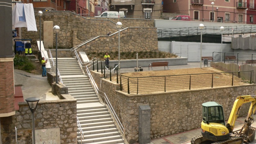 Finalizan las obras de reforma de las escaleras de Concepción Arenal