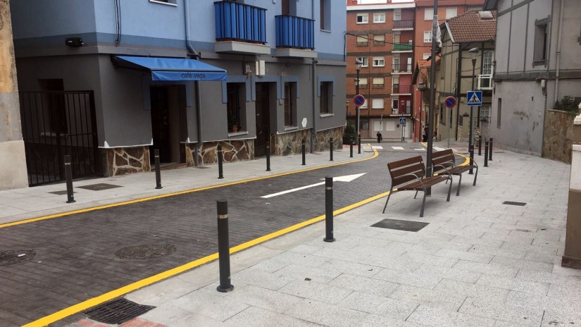 Abierta al tráfico la calle José María Usandizaga tras su reforma