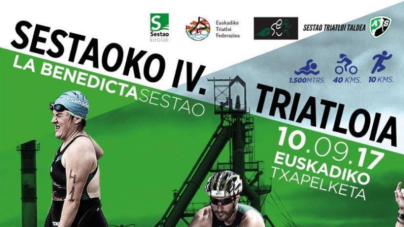 224 participantes tomarán la salida este domingo en el IV Triatlón de Sestao