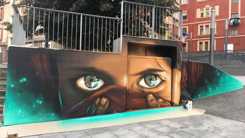 El Ayuntamiento de Sestao pintará cinco murales para embellecer el entorno urbano