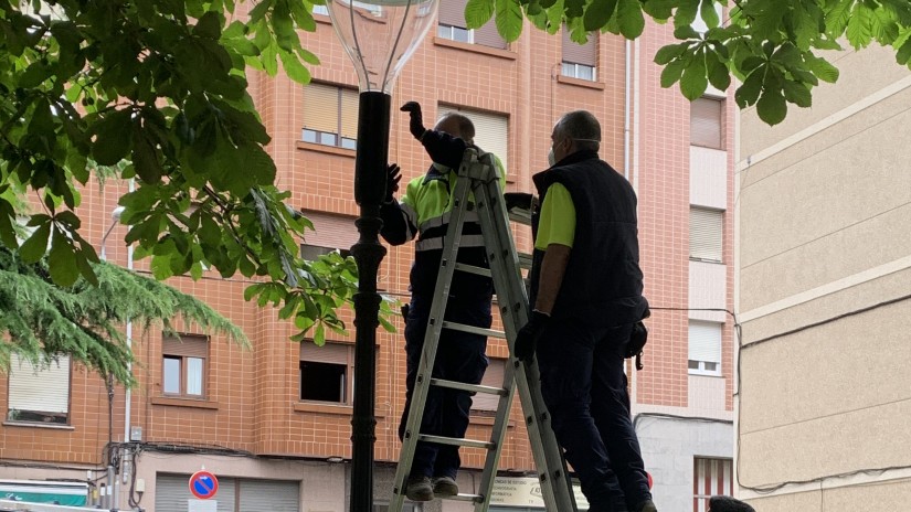 Nueva iluminación eficiente en el Parque de la Piedrilla