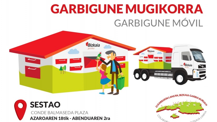 El Garbigune Móvil de la Diputación permanecerá en la Plaza Conde Balmaseda hasta el 2 de diciembre