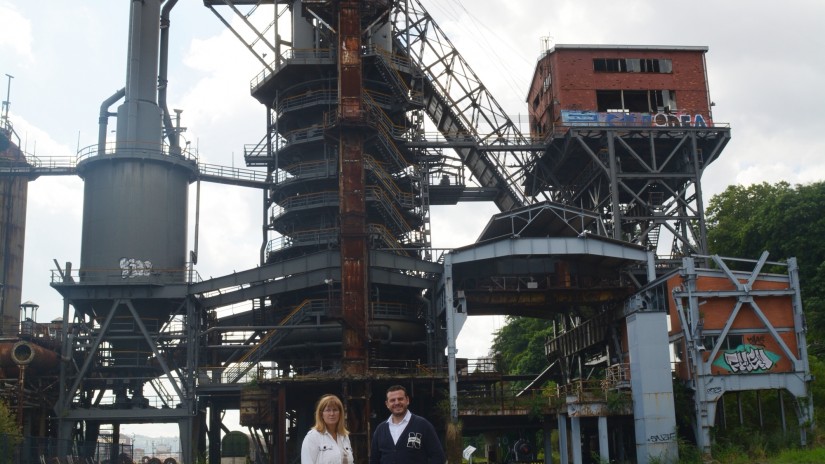 Arranca la construcción del ascensor que comunicará Txabarri con el Alto Horno