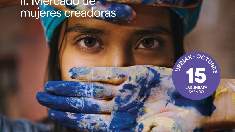 El mercado de mujeres creadoras de Sestao se celebrará mañana con 20 puestos de artesanía