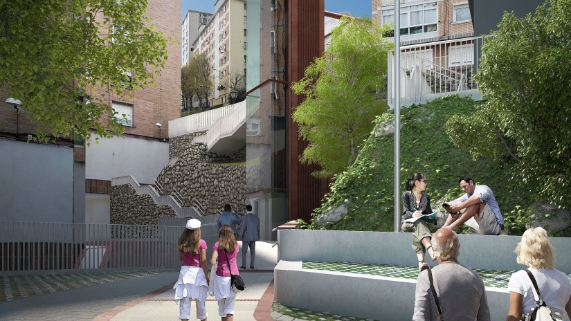 EAJ-PNV trabajará para instalar un tercer ascensor en el Grupo La Paz