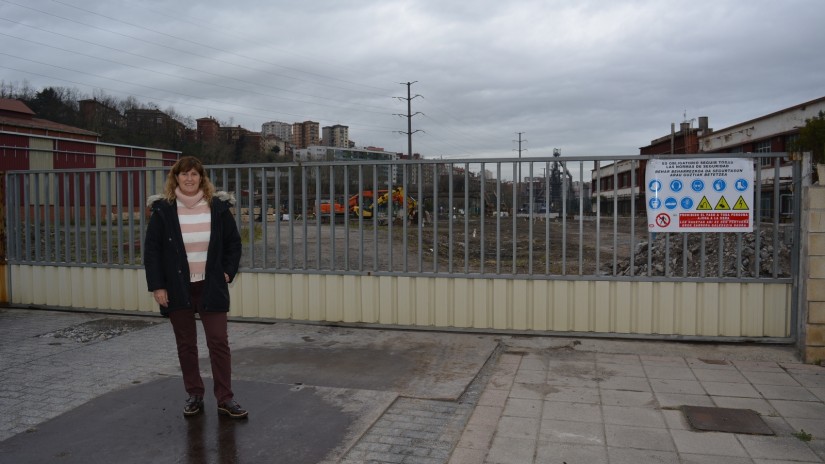 Han comenzado las obras de prolongación de la calle La Naval, en el Parque Empresarial Sestao Bai