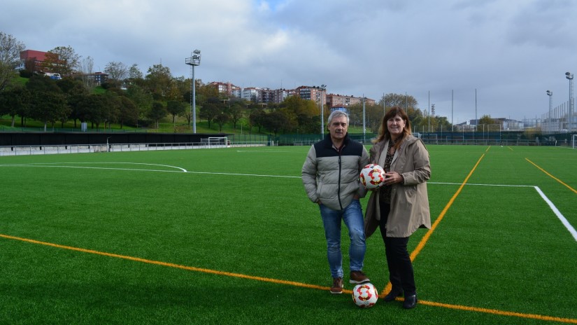 Finaliza la reforma de los campos de fútbol de Galindo tras una inversión de 3,9 millones de euros