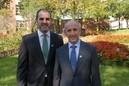Josu Erkoreka junto a Josu Bergara en Sestao