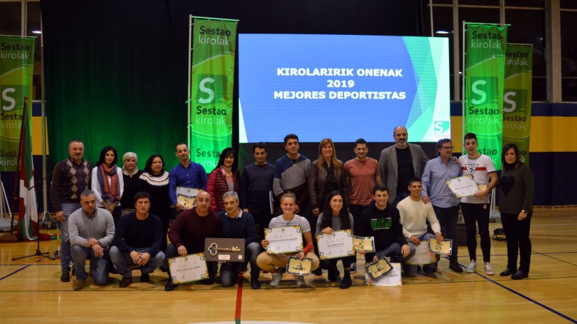 Sestao Kirolak reconoce a los mejores deportistas del año 2019